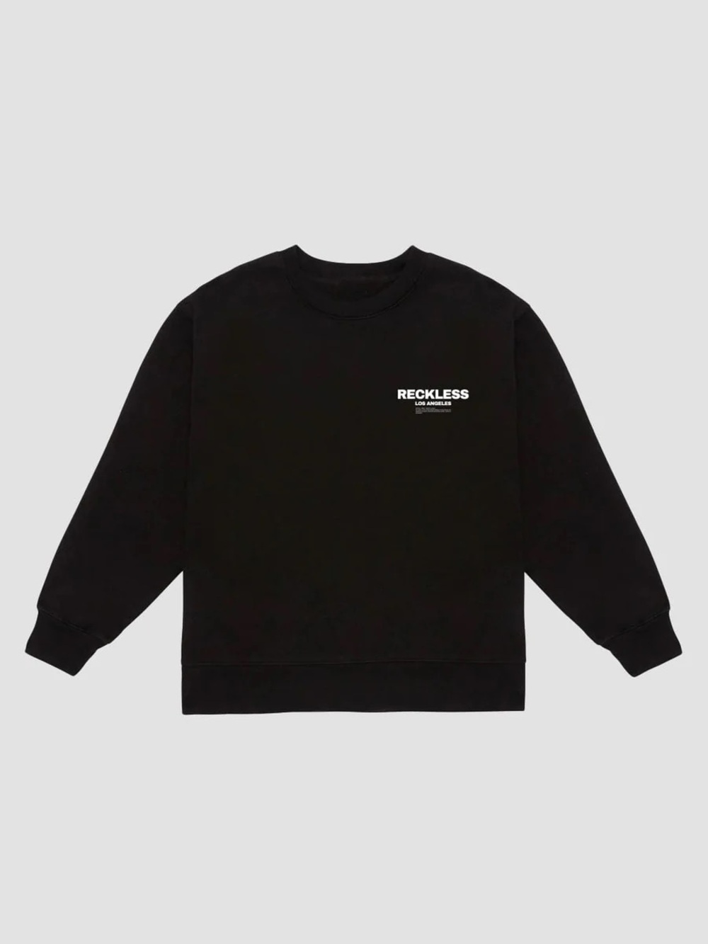 Young & Reckless  Standard Issue Crewneck - Black